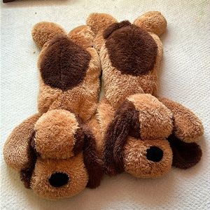 Two Giant Plush Cuddle Puppies